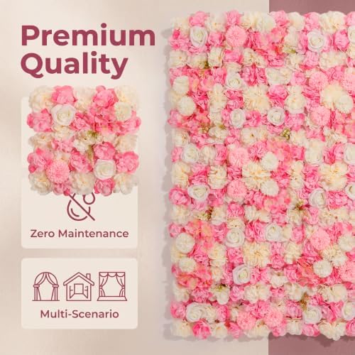 Artificial Flower Wall, 12 Panels - Image 4