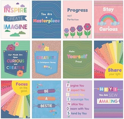 Carson Dellosa Crafty & Cool Poster Set, Classroom Bulletin Board Decor Kit by CarsonDellosaEducation
