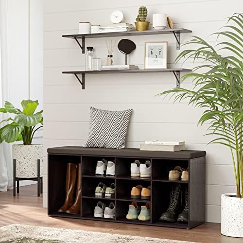 DINZI LVJ Long Wall Shelves, 31.5" Wall Mounted Shelves - Image 5