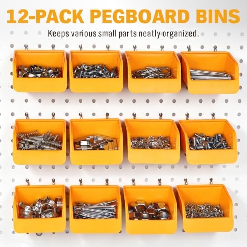 ELEAD 301-Piece Pegboard Hooks Kit, Peg Board Organizer Accessories - Image 7