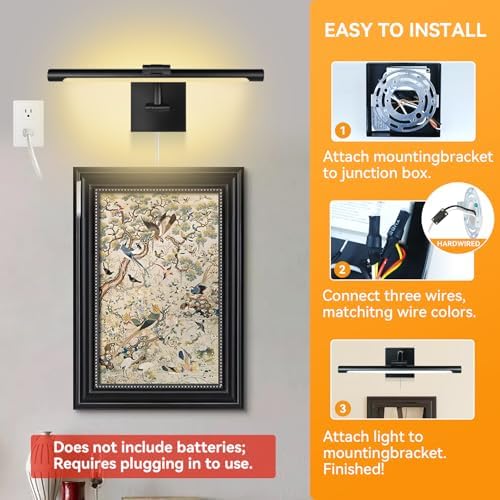 JO.KO 15.75 Inch LED Picture Lights - Image 5