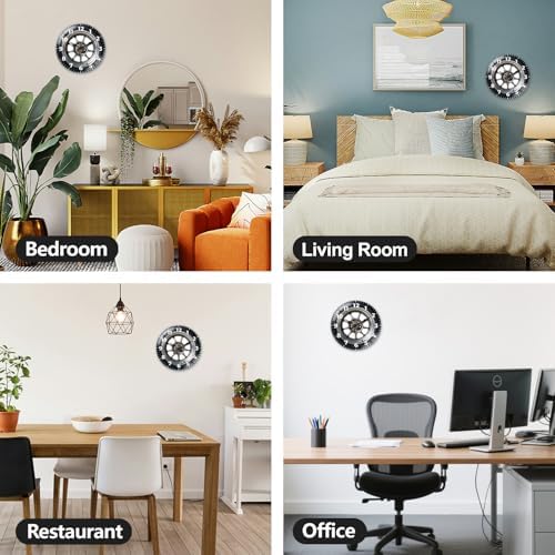 peacoblue Car Tires Wall Clocks Battery Operated - Image 6