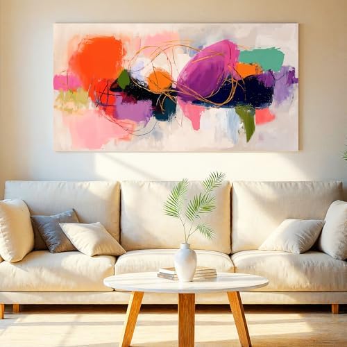 Modern Colorful Graffiti Abstract Wall Art - Image 5