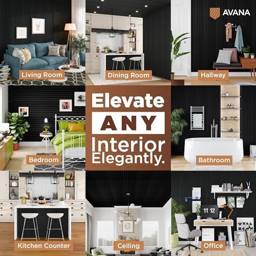 Avana Acoustic Wood Wall Panels – 93.2x11.25 Inch Panels – Fits 94x12 Layout – - Image 3