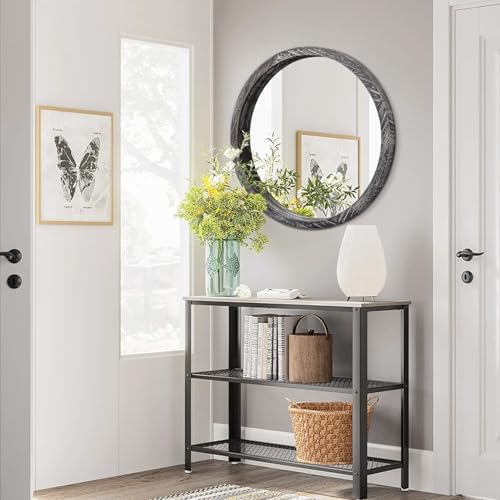 JJUUYOU Round Wall Mirror Large Circular Wall Mounted Mirror - Image 3