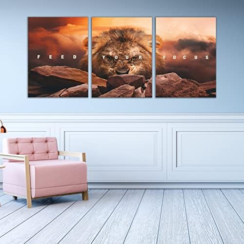 Motivational Wall Art Inspirational Wall Art 3 Pieces Canvas Poster Wall - Image 4