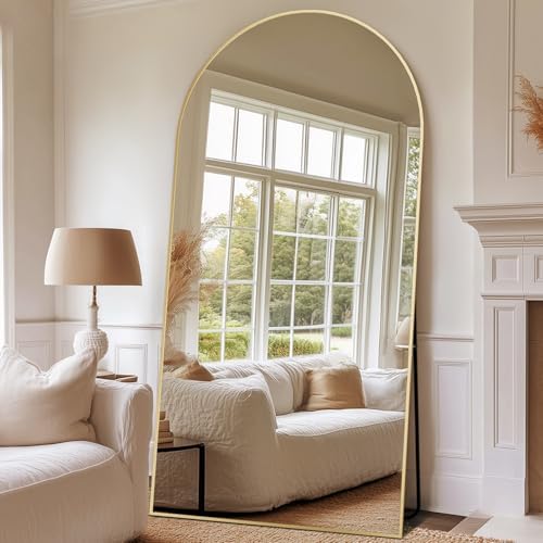 81"x41" Arched Full Length Mirror, Large Floor Mirror - Image 3