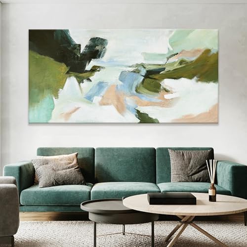 Suconvng Large Abstract Wall Art Colorful Wall Art Living Room Canvas Art Wall - Image 2