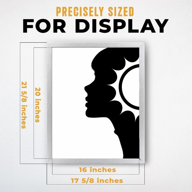 InkFlow Posters Abstract Face Silhouette Canvas Poster - Image 3