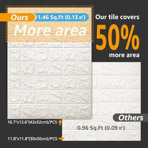 Art3d 44 Square Feet Wall Panel Foam - Image 4