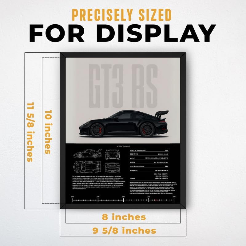 InkFlow Posters Vintage Racing Car Canvas Poster - Image 3