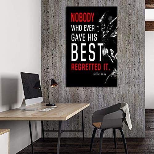 Football League Sports Decor • Superstar Quote Inspirational Poster Canvas Wall - Image 6