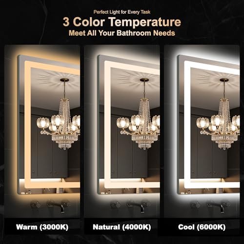 Delma 30x20 LED Bathroom Vanity Mirror - Image 4