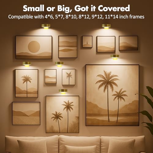 Picture Lights for Wall, Wireless Poster Lights Battery Operated - Image 6