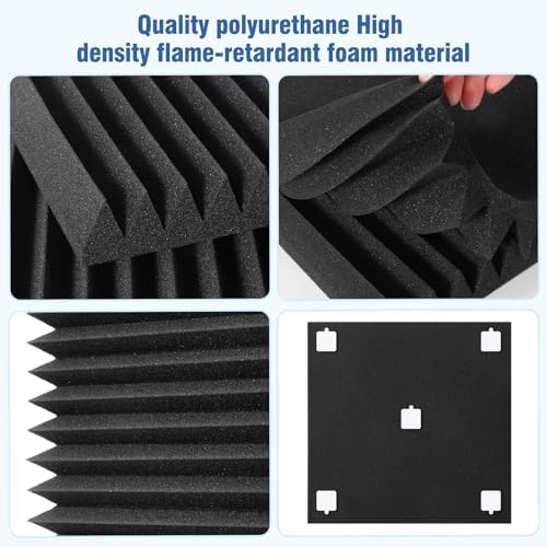 50 Pack Sound Proof Foam Panels - Image 4