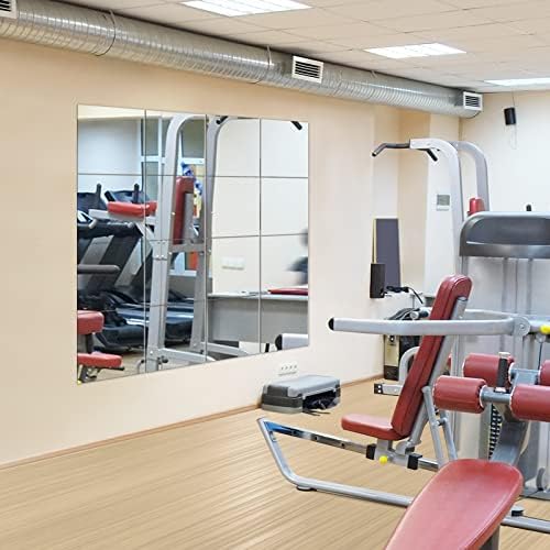 EVENLIVE® Gym Mirrors for Home Gym Self-Adhesive Tiles 16-Pack 12x12inch - Image 2