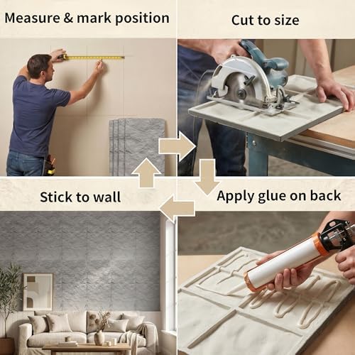 GLALAND 3D Faux Stone Wall Panels - Image 7