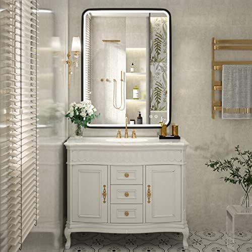 36x28 Inch LED Lighted Bathroom Mirror, 3 Color - Image 2