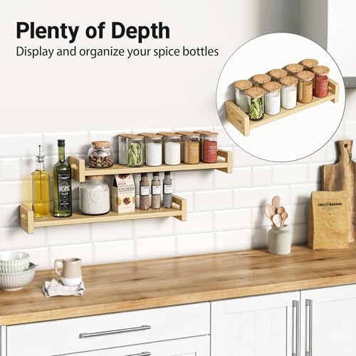 Solid Wood Floating Shelf, 23.6" Wall Shelf - Image 5