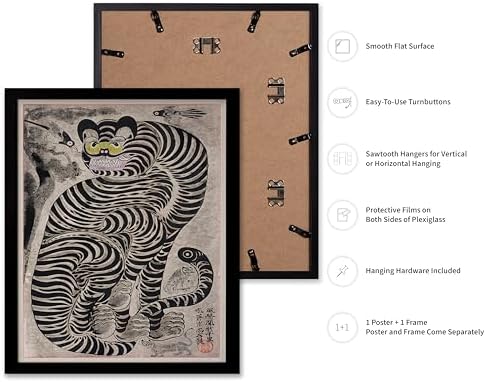 Poster Master Vintage Talismanic Tiger and Magpies Poster - Image 2