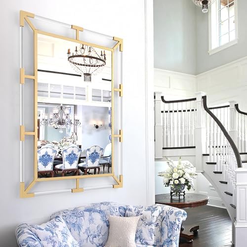 Chende 36" x 48" Large Wall Mirror - Image 6
