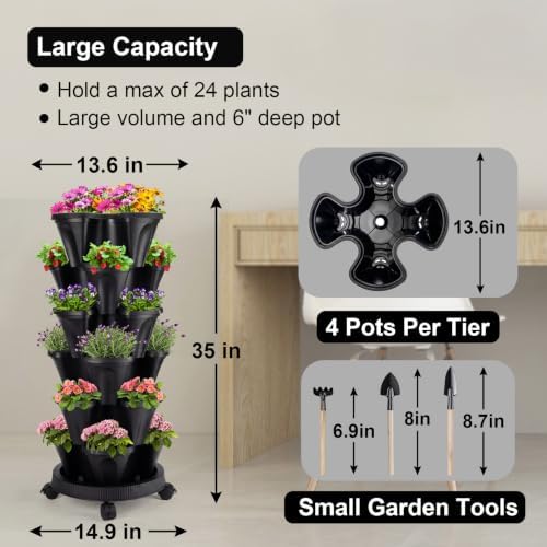 GameXcel Vertical Planter Tower - Image 5