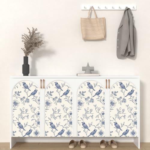 Laatse Floral Bird Vintage Wallpaper Peel and Stick 17.5" x 118" - Image 7