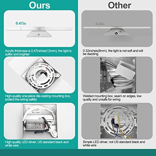 TRLIFE Modern Wall Sconces, Dimmable Wall Sconces Set of 2 Wall Mounted Lights - Image 5