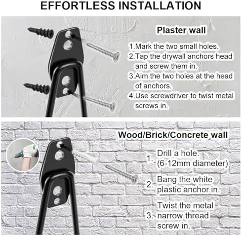 Garage Hooks Heavy Duty 14 Pack, Steel Garage Storage Hooks, Tool Hangers - Image 4