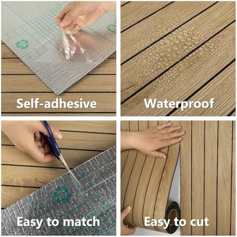 Abyssaly Peel and Stick PVC Slat 3D Wall Panel Self-Adhesive Wall Panels - Image 7
