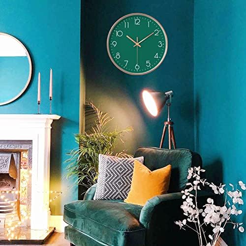 12 in Wall Clock Non-Ticking Quartz Silent Battery Operated Round Clocks Home - Image 7