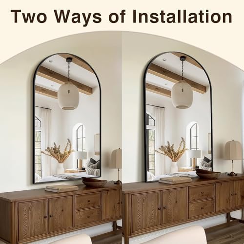 FICTOR 30" x 55" Arched Bathroom Vanity Mirror - Image 4