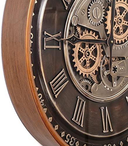 CLXEAST 24 Inch Large Moving Gear Wall Clock - Image 5