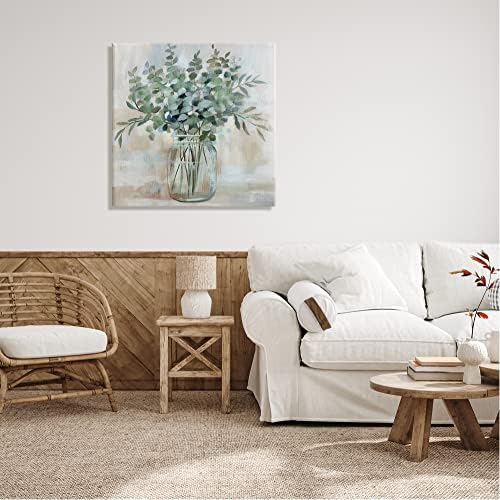 Soothing Eucalyptus Herb, 30 x 30 Inch Canvas Wall Art - Image 4