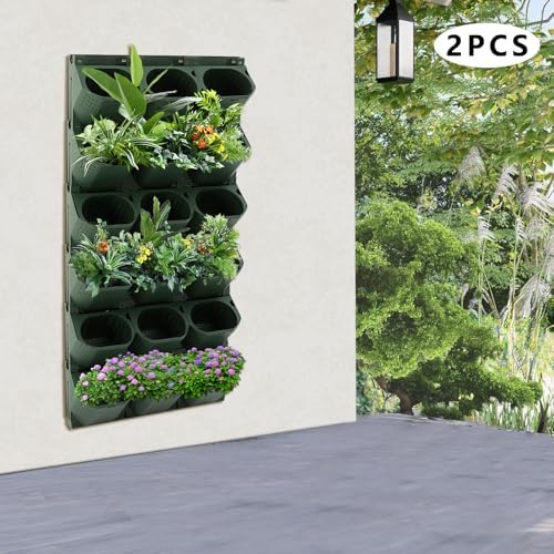 36-Slot Wall Planter, Vertical Garden Flower Pot Holder - Image 3