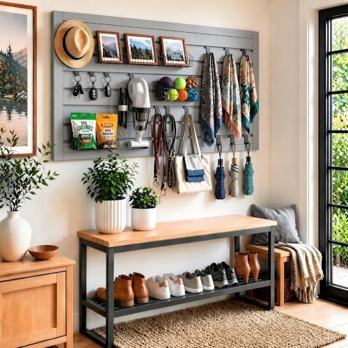 Slat Wall Paneling 4x2 ft Garage Organizer Storage Systems, Heavy Duty PVC - Image 7