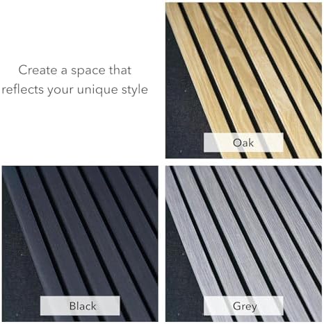 ZETY HOME Acoustic Wood Wall Panels, Slat 4-Pack, 94.5 in - Image 7