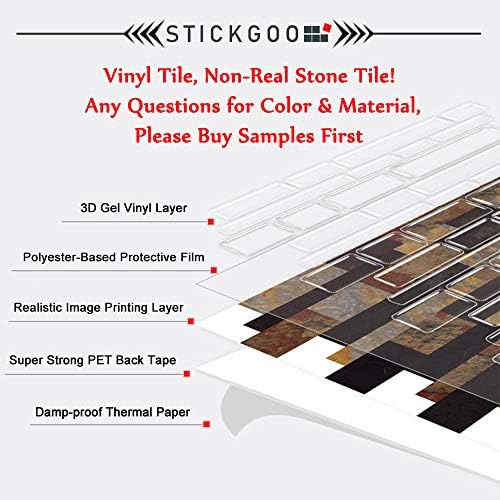 STICKGOO Peel and Stick Subway Tile, Stick on Tiles Backsplash - Image 3