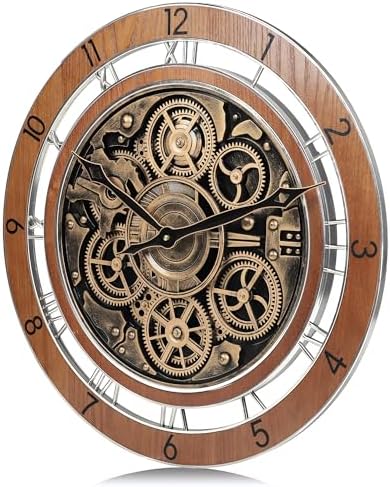 Lafocuse 21 Inch Large Steampunk Wall Clock - Image 5