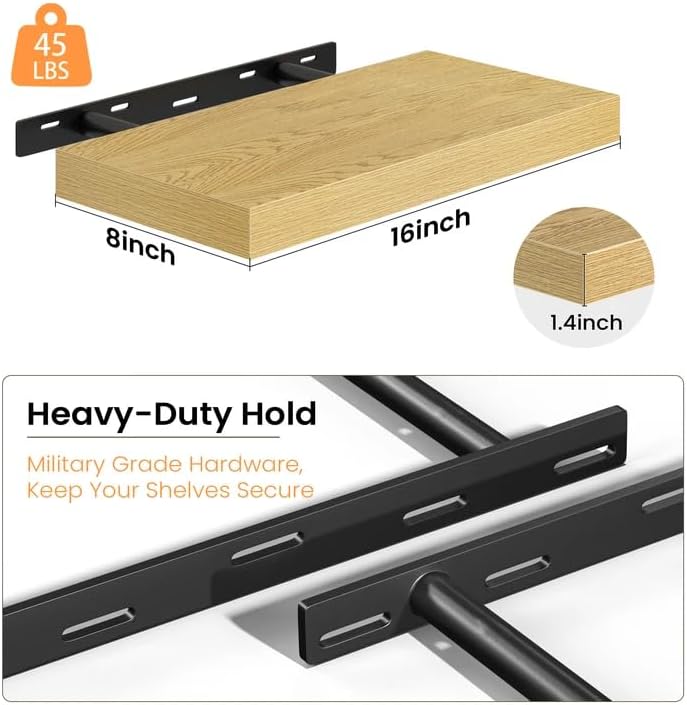 Fun Memories 16 Inch Floating Shelves - Image 3