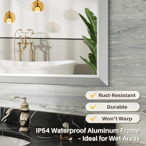 Briivue Bathroom Wall Mirror, 36x36 Inch - Image 3