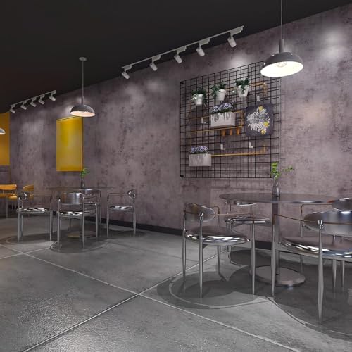 BOMENG Concrete Wallpaper Peel and Stick Metallic Bathroom Wall Paper by BOMENG