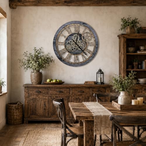 The B-Style Large Wall Clock 24 inch Carbon Gray - Image 6