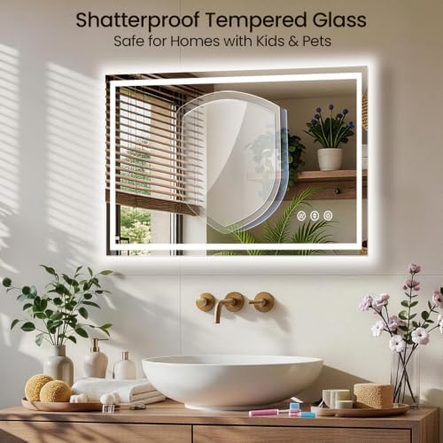 40"x36" LED Bathroom Mirror - Image 5