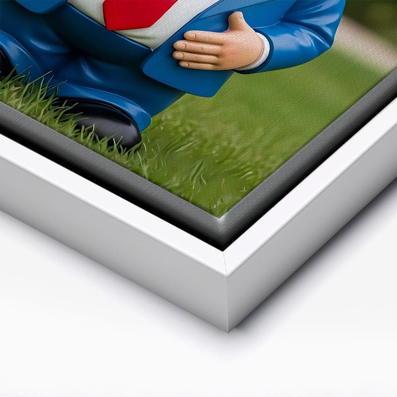 InkFlow Posters Garden Gnome Figurine Canvas Poster - Image 2