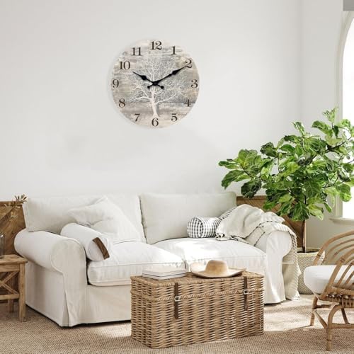 XFM Tree of Life Wall Clock 10 Inch Silent - Image 2