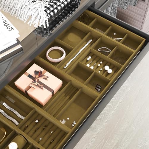 Brown Felt Drawer Liner Self Adhesive Velvet Fabric - Image 2