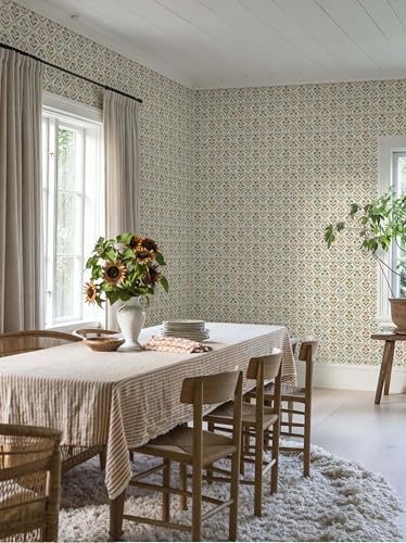 Dimoon Vintage Peel and Stick Wallpaper Retro Botanical Contact Paper Farmhouse - Image 4