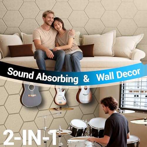 Acoustic Panels, Magrowill 12-Pack Soundproof Wall Panels 12 X 10 X 0.4 Inches - Image 3