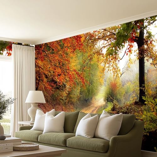Trail Forest Leisure Timewall murals Woodland Tree Peel and Stick self Adhesive - Image 3